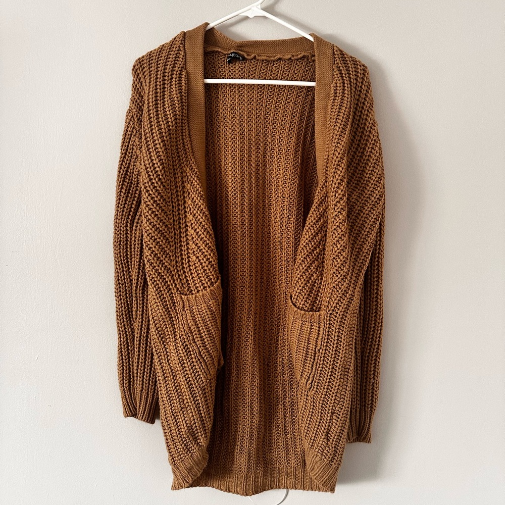 Cozy Brown Knit Sweater